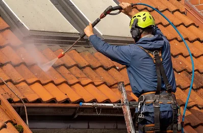 Démoussage et hydrofuge de toiture à Locmaria